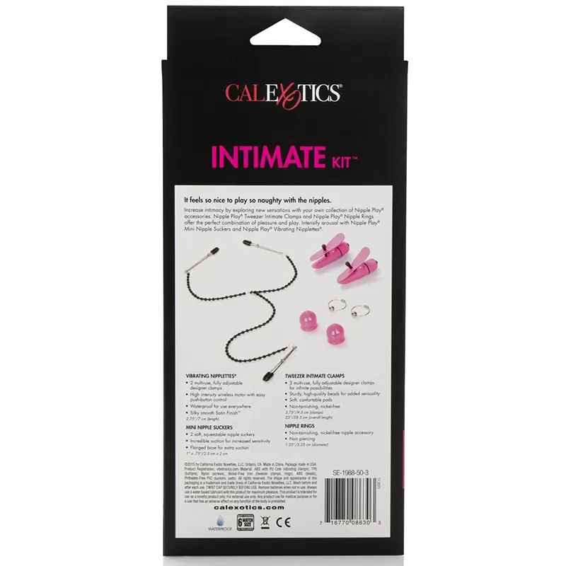 Эротический набор для женщин Hers Intimate Kit с вибрацией – розовый