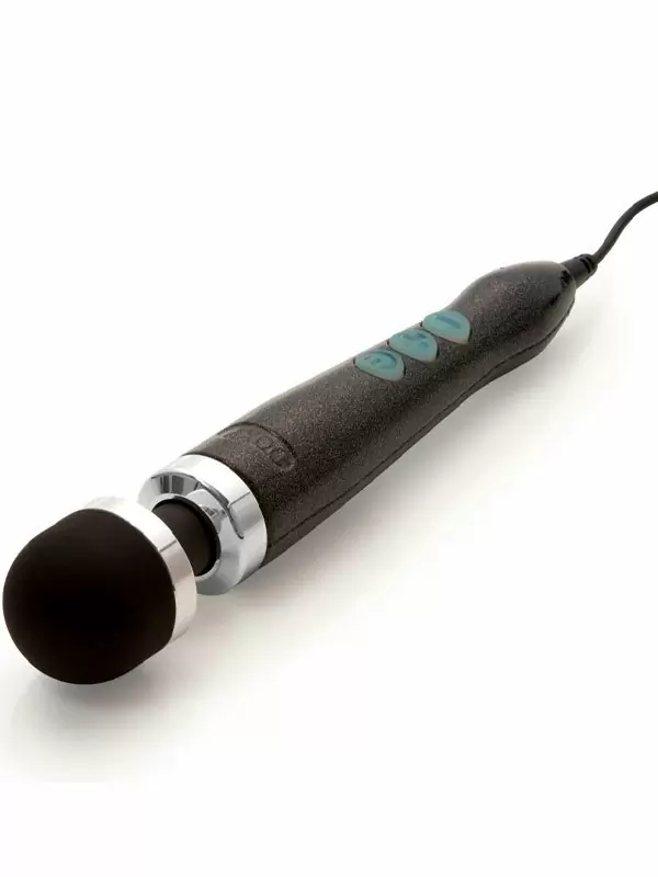 Мощный вибратор Doxy Die Cast 3, 28 см, силикон, черный