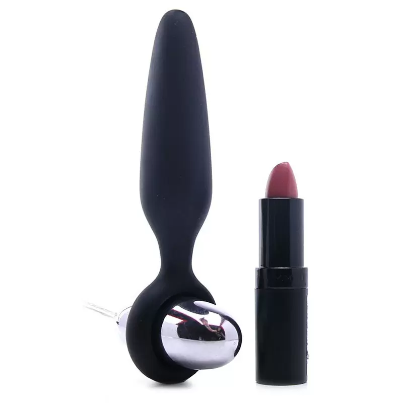 Набор анальных стимуляторов с вибрацией Booty Vibro Kit – черный