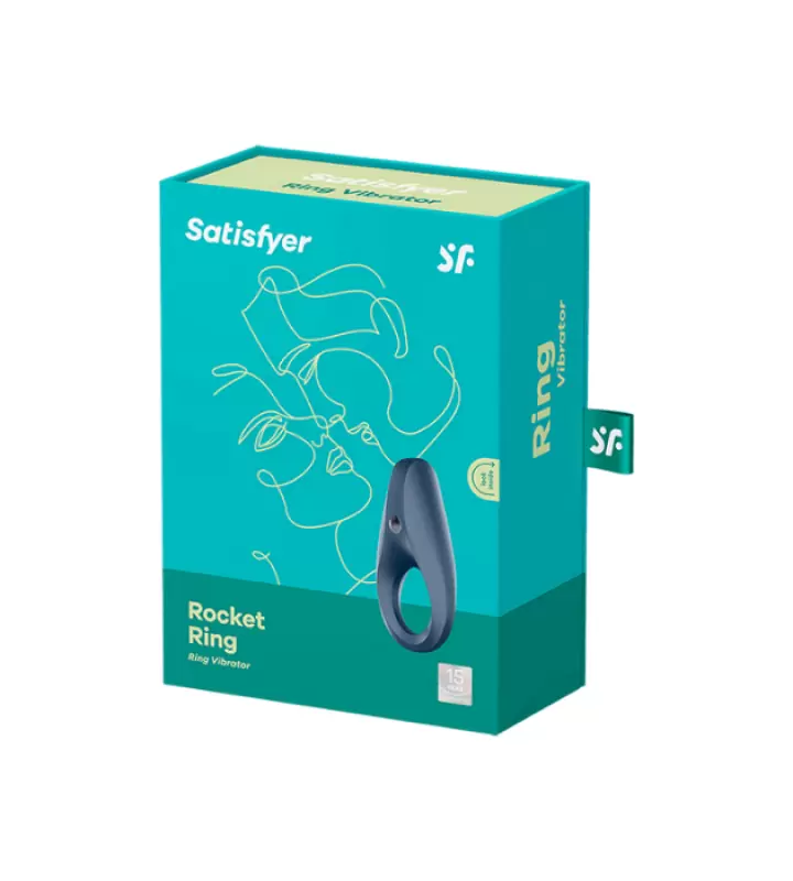 Эрекционное виброкольцо Vibro Ring - синий