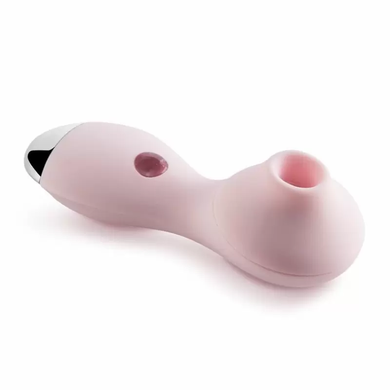 Розовый стимулятор клитора Polly: 13.3 см, 3 режима работы, силикон