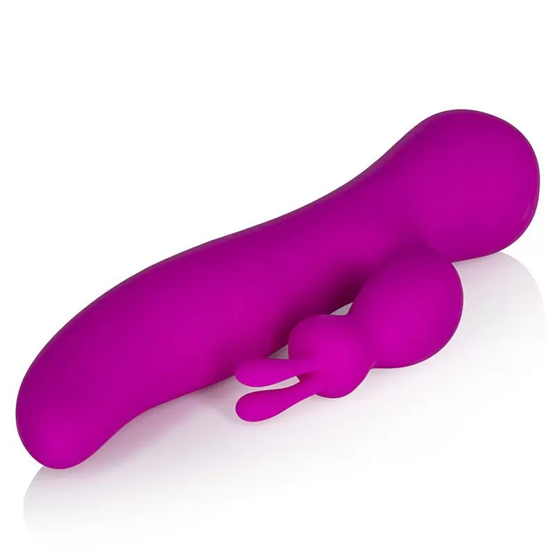 Вибромассажер Vanity Vr16 со стимулятором клитора в форме кролика  – фиолетовый