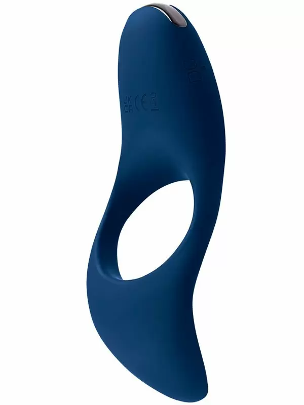 Эрекционное кольцо Evolved Cup 'Em с вибрацией, 7 скоростей, синий