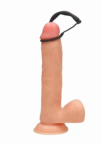 Стимулятор уретры с кольцом на головку Silicone Plug & Cock Ring Set