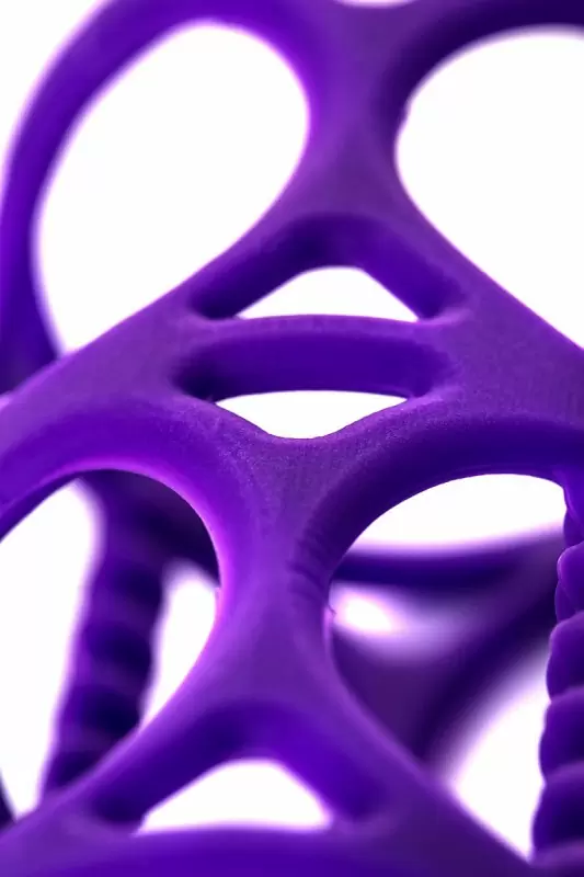 Насадка на пенис TOYFA A-Toys с пупырышками – фиолетовый