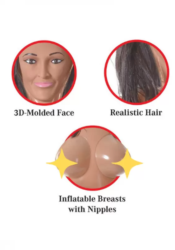 Кукла со вставками Katie Cougar мулатка