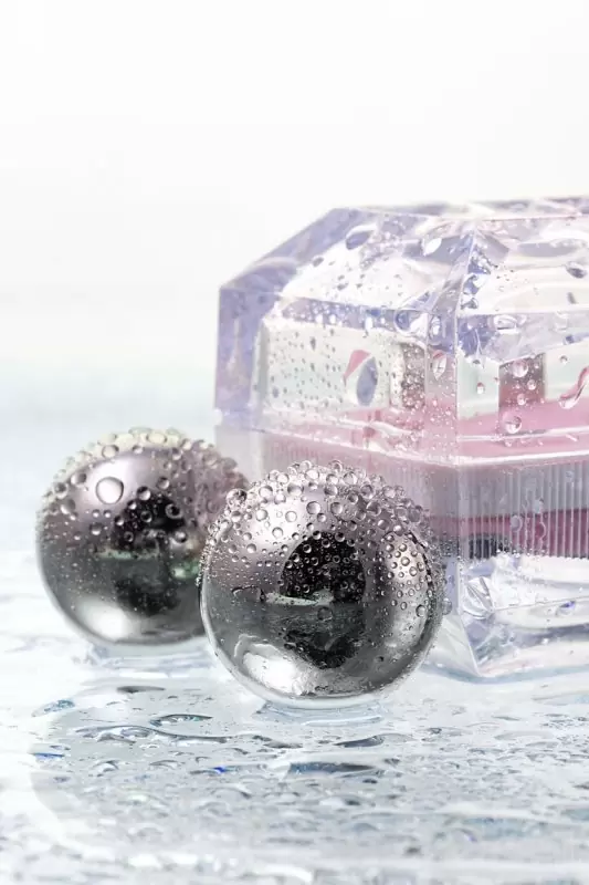 Металлические вагинальные шарики TOYFA диаметром 2,5 см - серебристый