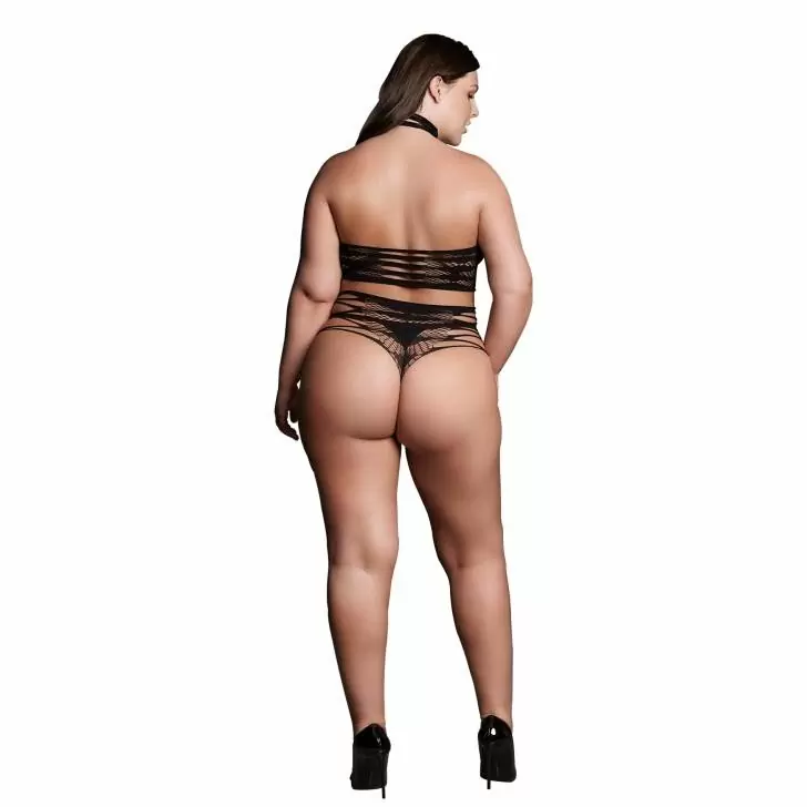 Комплект из трусиков и топа с высоким воротом Carpo - XL-4XL