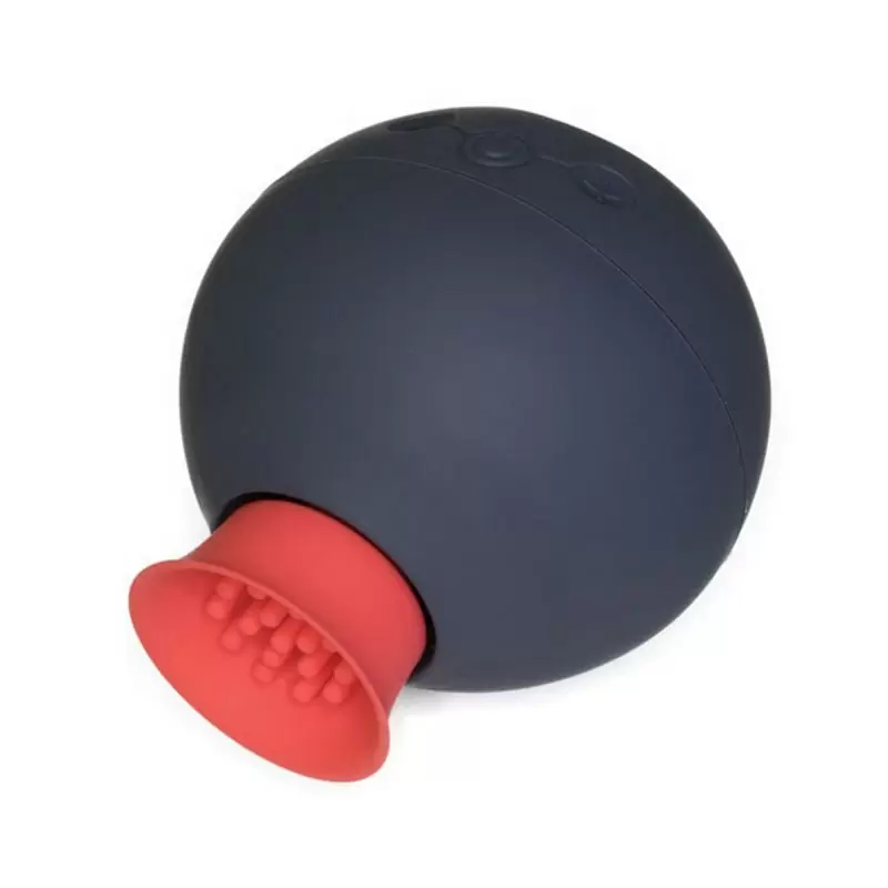 Комплект насадок «ушки» и «щеточка» для пульсатора Revel Body Kiti and Tikl – красный