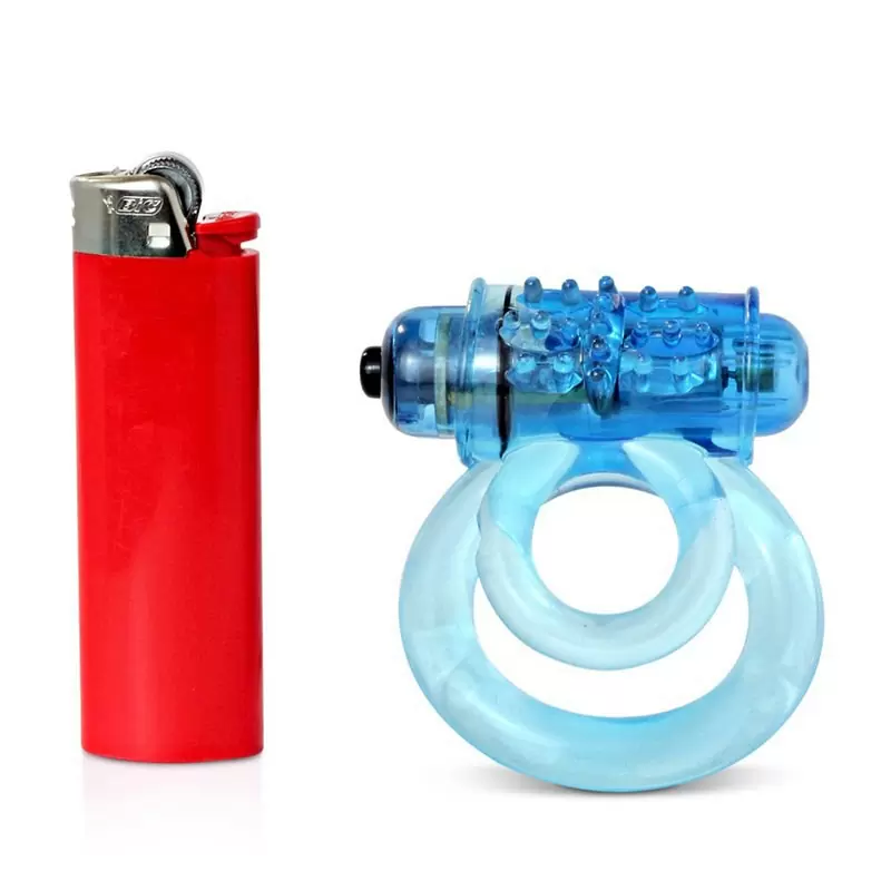 Двойное виброкольцо Screaming O - Double O 6 со стимулятором клитора – фиолетовый