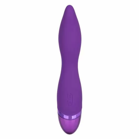Изогнутый вибратор AURA WAND, 12 режимов, 21,5 см, силикон, фиолетовый