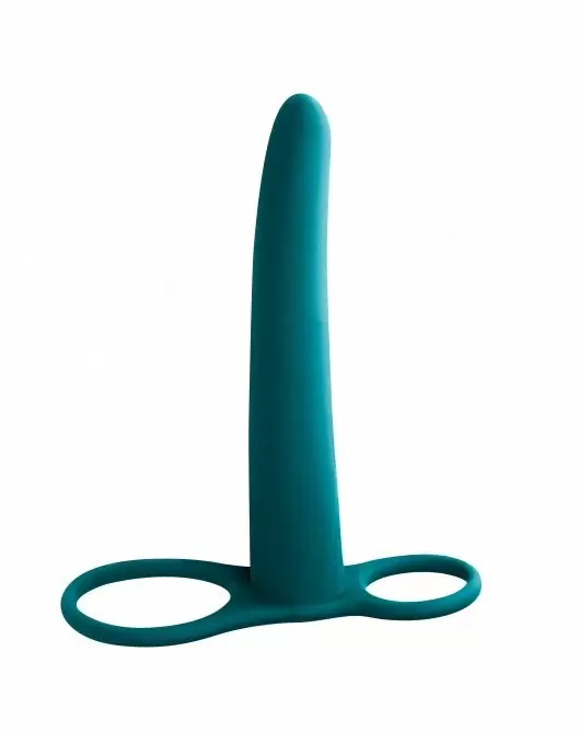 НАСАДКА ДЛЯ ДВОЙНОГО ПРОНИКНОВЕНИЯ PURE PASSION GIMLET GREEN