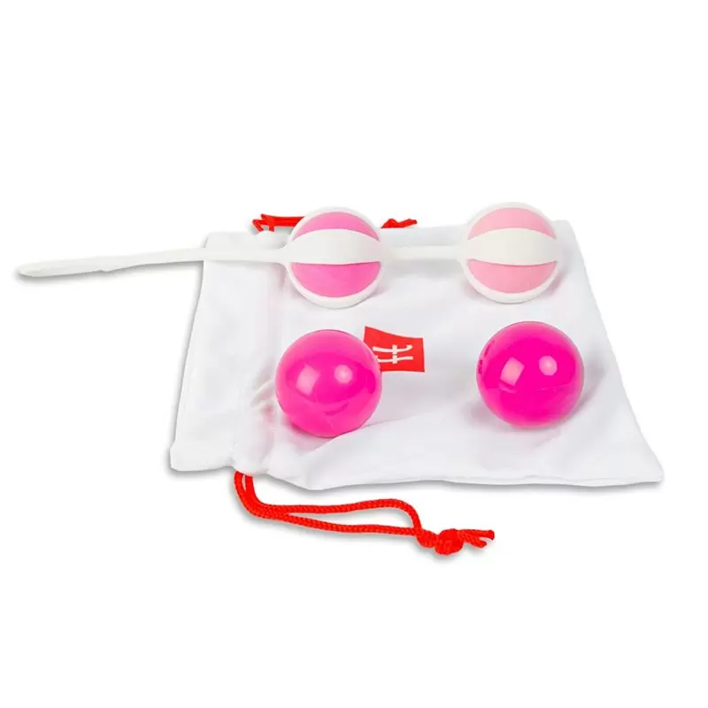 Гладкие вагинальные шарики Geisha Balls – розовый