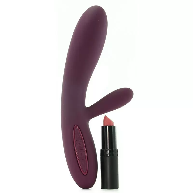 Двойной вибратор Lucas с интеллектуальным режимом, 48 ч без подзарядки – фиолетовый