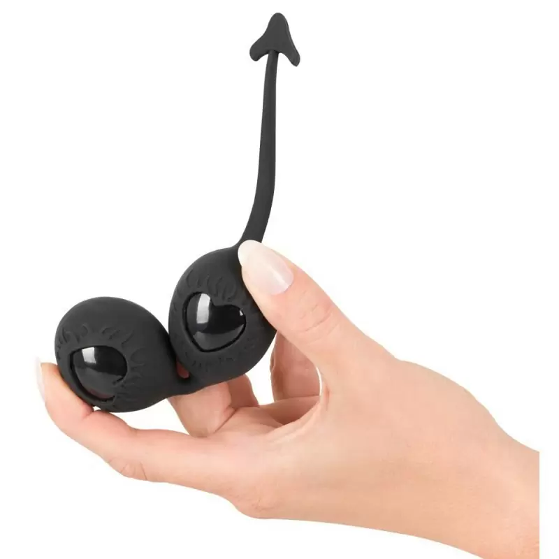 Оригинальные вагинальные шарики Black Velvets – черный