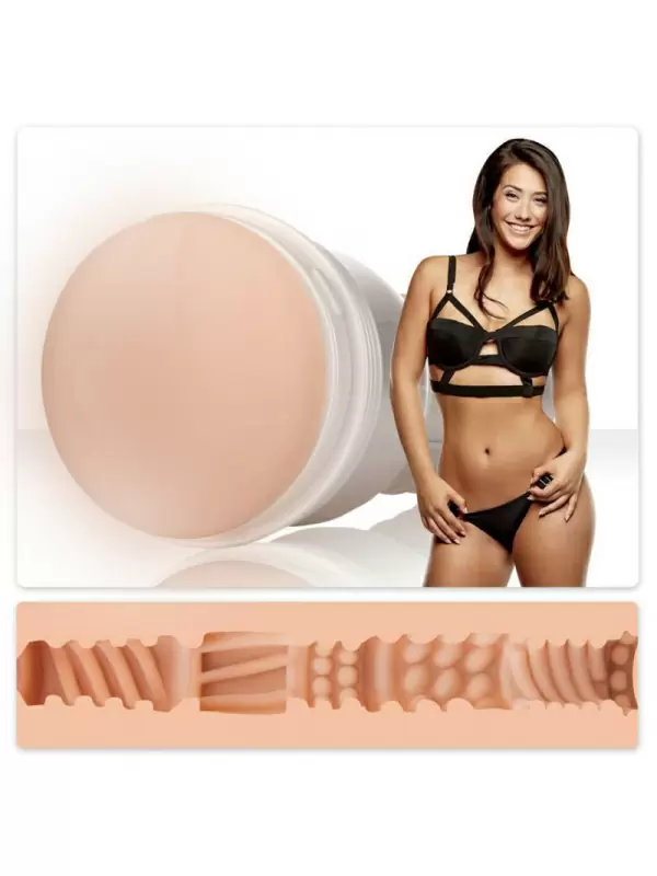 Мастурбатор вагина Fleshlight Signature Eva Lovia Sugar – телесный