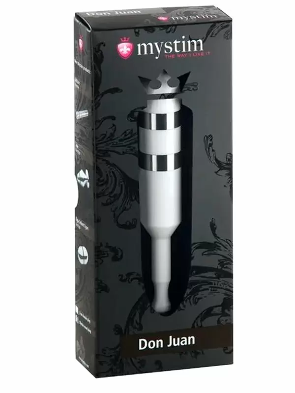 Стимулятор Mystim Don Juan из пластика, белый