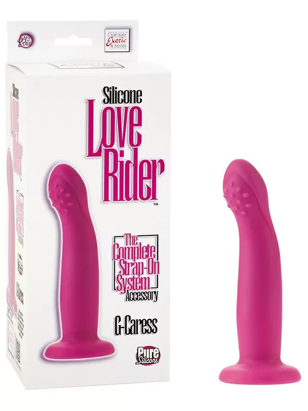 Насадка на страпон G-caress розовая