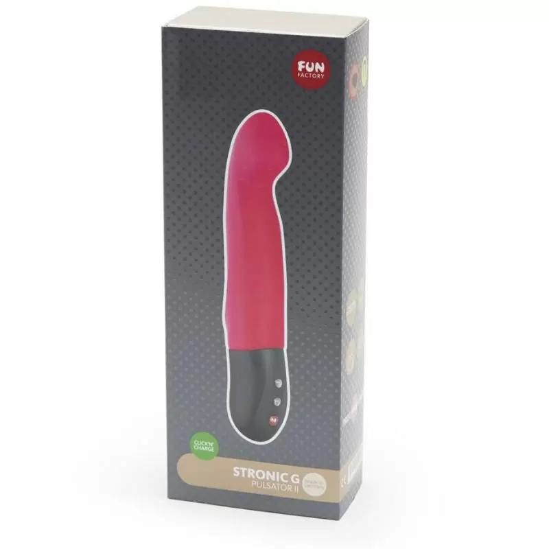 Перезаряжаемый пульсатор Fun Factory Stronic G, 7 скоростей, 20,8 см, розовый