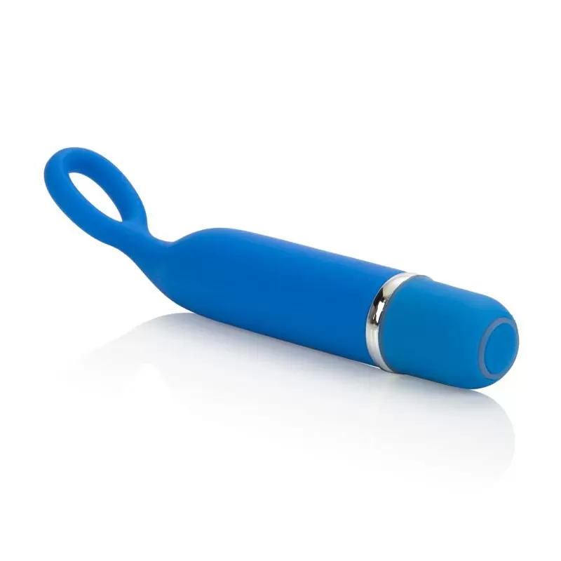 Мини-вибромассажер Lia Pleasure “O” водонепроницаемый – голубой