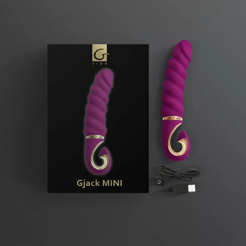 Gvibe Gjack 2 Mini - Анатомический витой вибратор, 19х3.5 см
