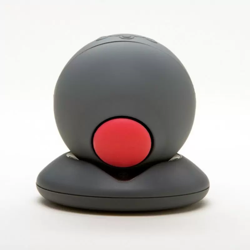 Магнитно-левитационный пульсатор Revel Body SOL с широким диапазоном вибрации – серый с красным