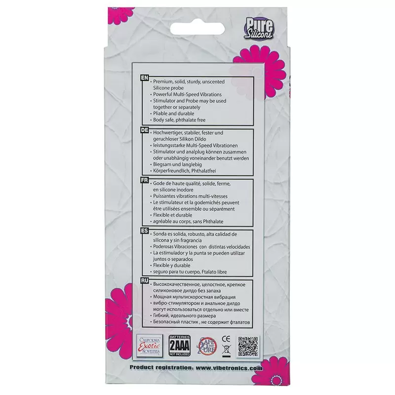 Анальная пробка с вибрацией Booty Glider – фиолетовая