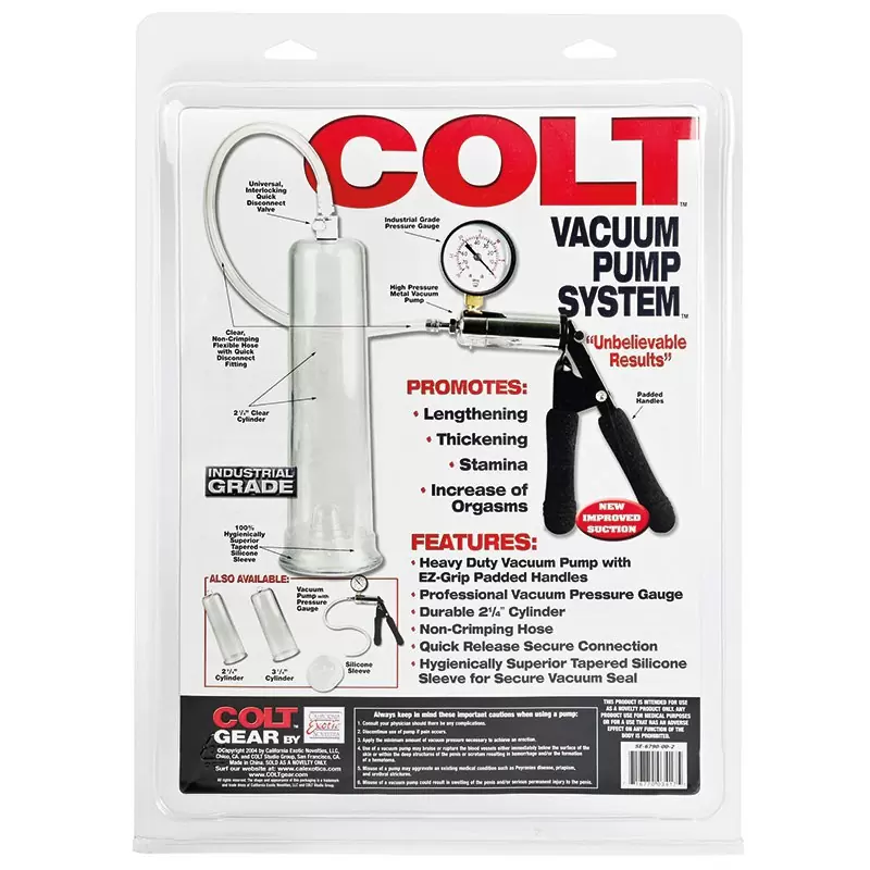 Вакуумная помпа с манометром Colt Vacuum Pump System