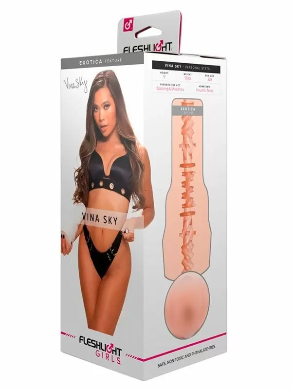 Реалистичный мастурбатор Fleshlight Girls Vina Sky Exotica, анатомия реальной актрисы, 25,5 см, вагина