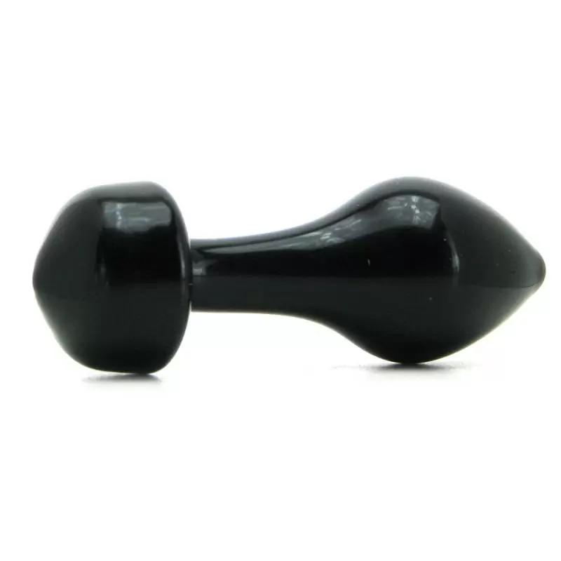 Анальный стимулятор Icicles No. 44 из стекла – черный