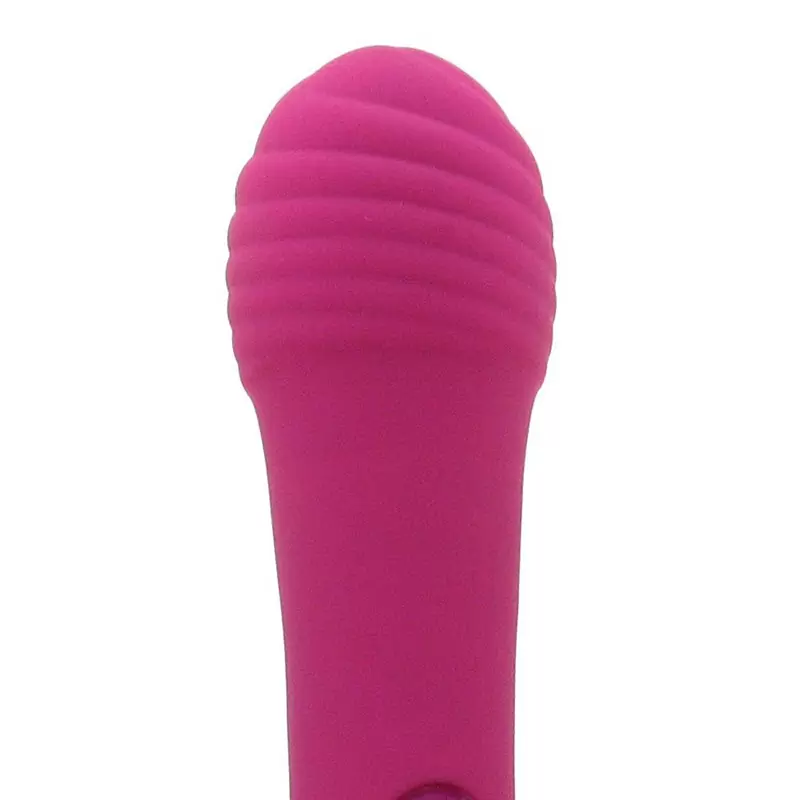 Вибромассажер рельефный Virgo – розовый