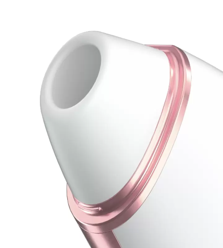 Вакуумно-волновой вибростимулятор Satisfyer Love Triangle с возможностью управления через приложение (белый)