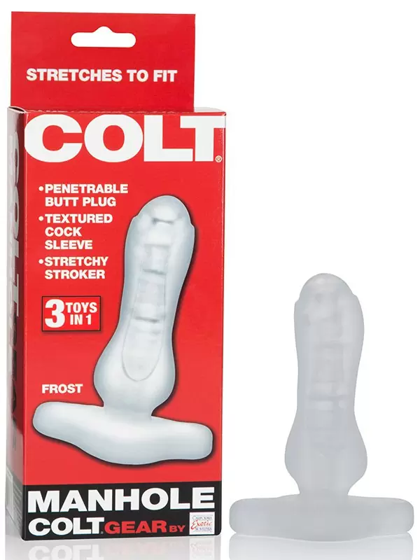 Анальная пробка Colt Manhole – белая
