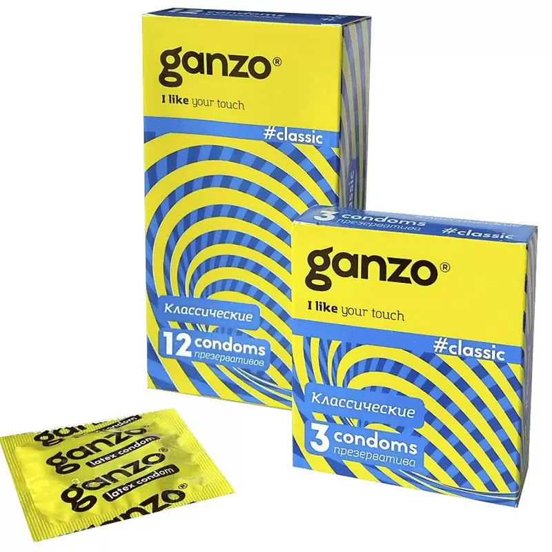 Презервативы Ganzo Classic классические – 3 шт