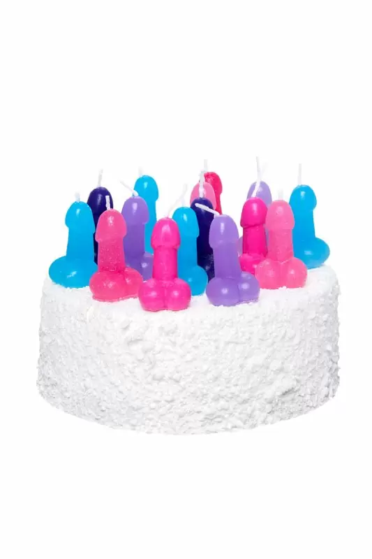 Набор разноцветных свечей 