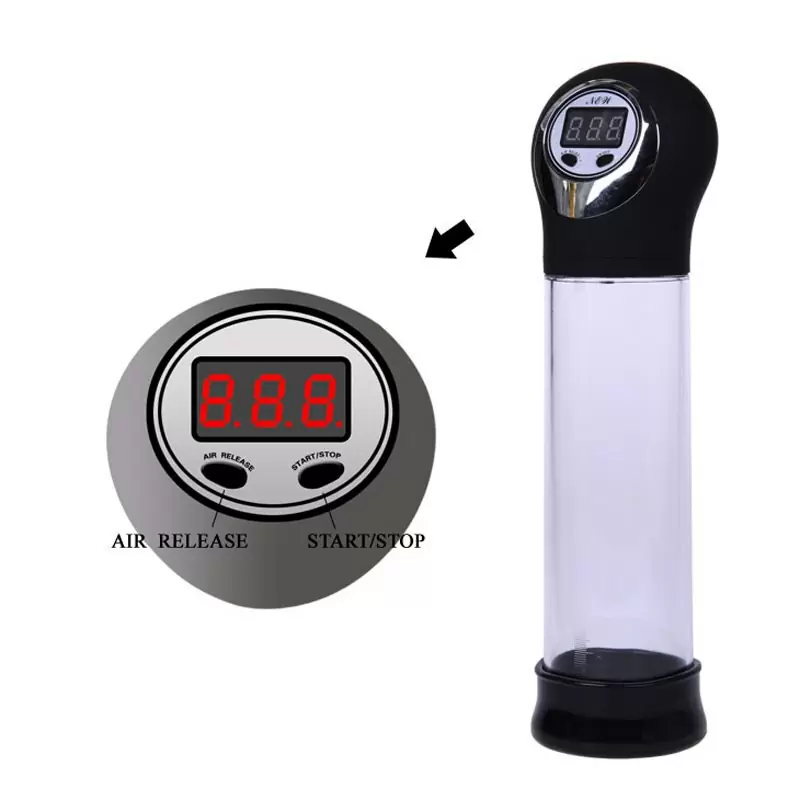 Автоматическая вакуумная помпа Hercules II с ЖК-дисплеем – прозрачный с черным