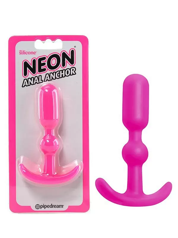 Анальный стимулятор Якорь Neon Anal Anchor – розовый