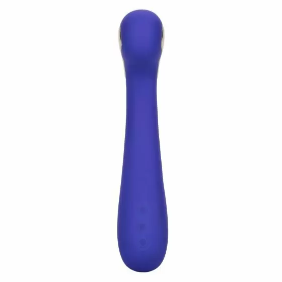Изогнутый вибратор Impulse Estim Petite G Wand, 7 режимов, 19 см, силикон, синий