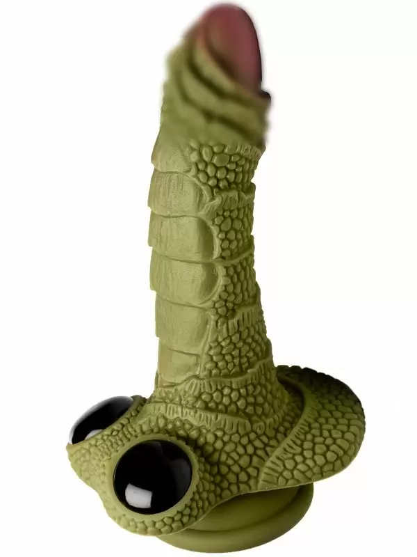 Фантазийный фаллоимитатор Creature Cocks Swamp Monster, 23,9 см, силикон