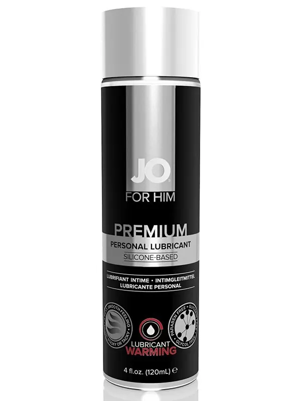 Мужской силиконовый лубрикант JO for Men Premium согревающий – 125 мл