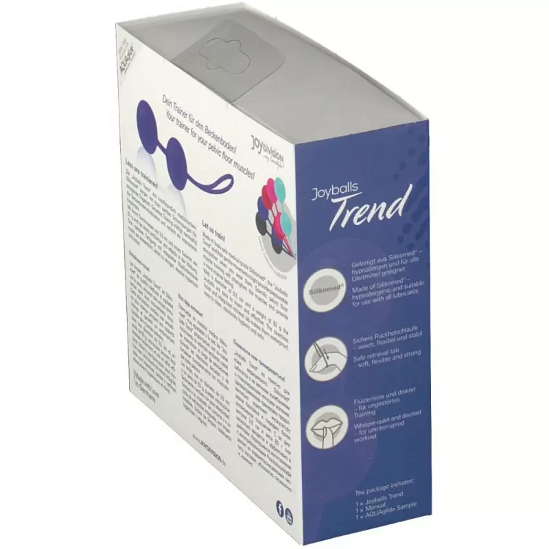 Вагинальные шарики Joyballs Trend со смещенным центром тяжести – фиолетовый