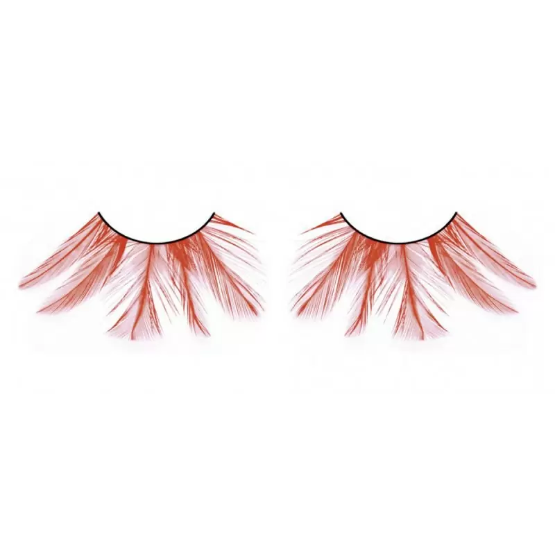 Ресницы перьевые Baci Лунь – красный