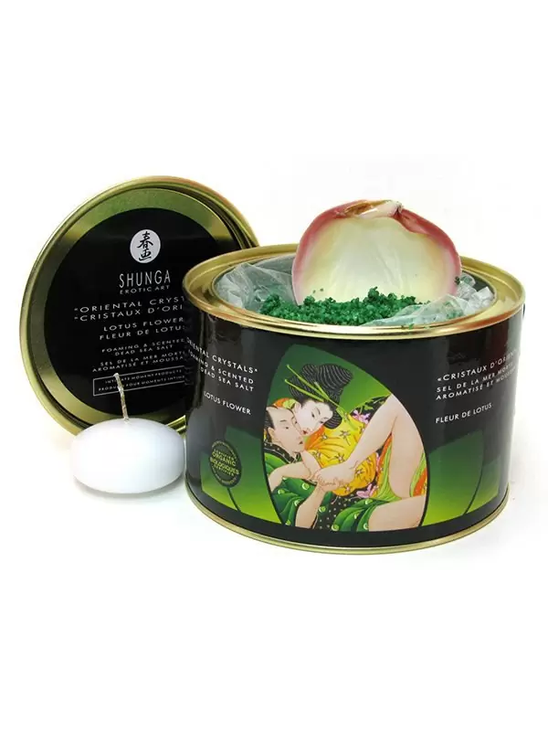 Соль Мертвого моря «Восточные кристаллы» Цветок лотоса – 600 г