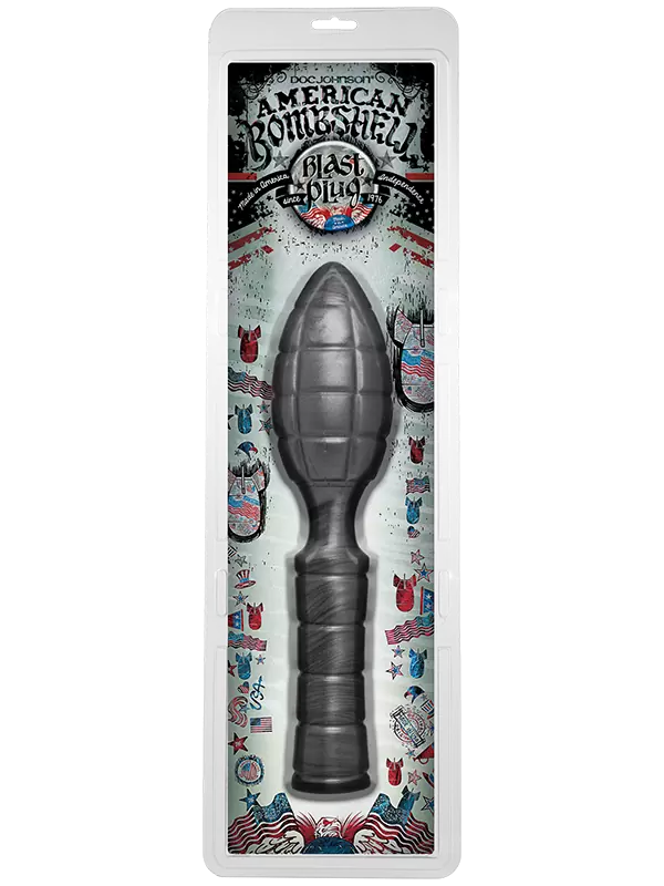 Анальный фаллоимитатор Bombshell Blast Plug – серый