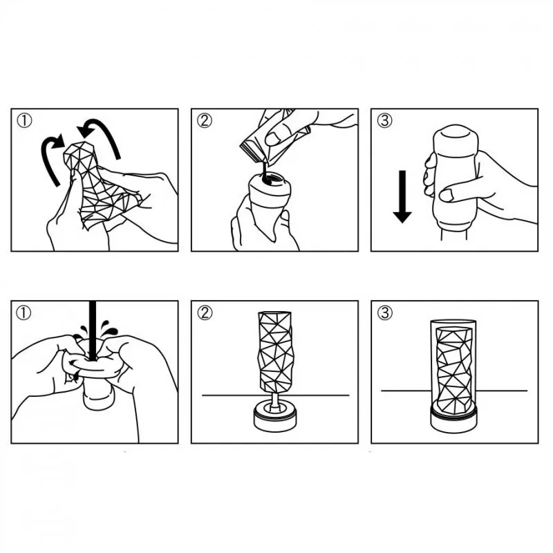 Универсальный мастурбатор Tenga 3D Pile – белый