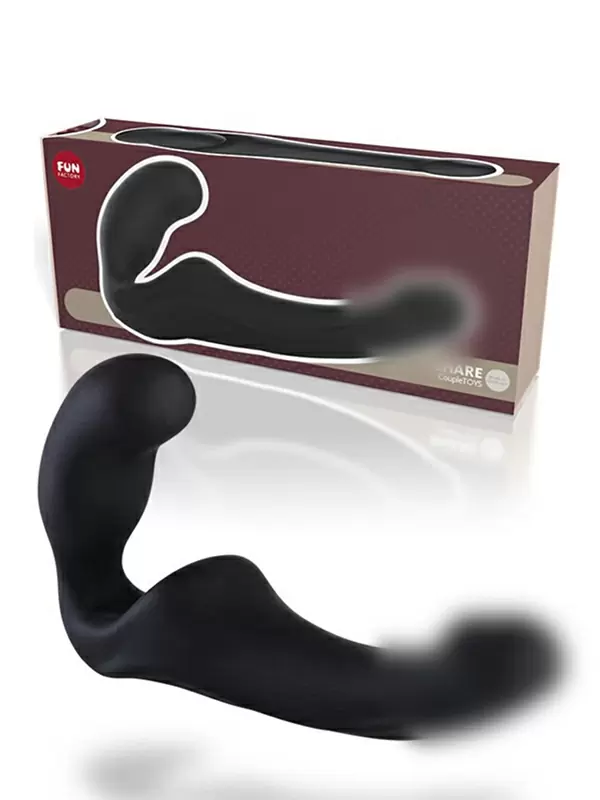Анатомический страпон Fun Factory Share, безремневой, 16 см, черный
