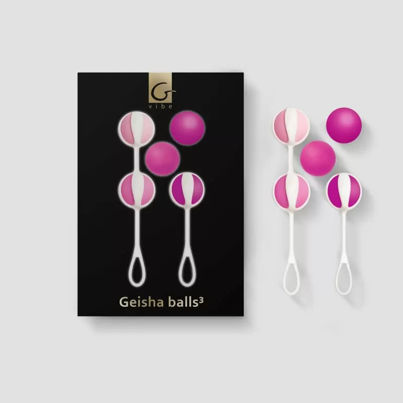 Gvibe Geisha Balls 3 - Шарики для тренировки интимных мышц, 3 см