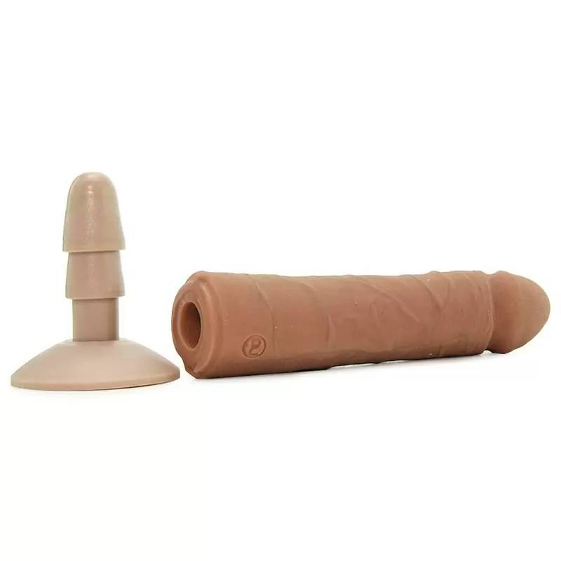 Фаллоимитатор реалистик Realistic Cock UR3 8” без мошонки – коричневый