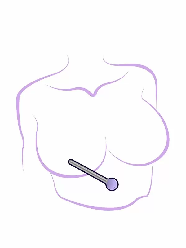 Элегантная анальная ёлочка Youvic, 16,4 см, 10 режимов, силикон, голубой с сиреневым 