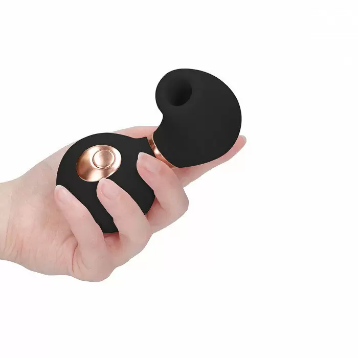 Интенсивный стимулятор клитора Irresistible Invincible Black, 12 см, силикон, черный